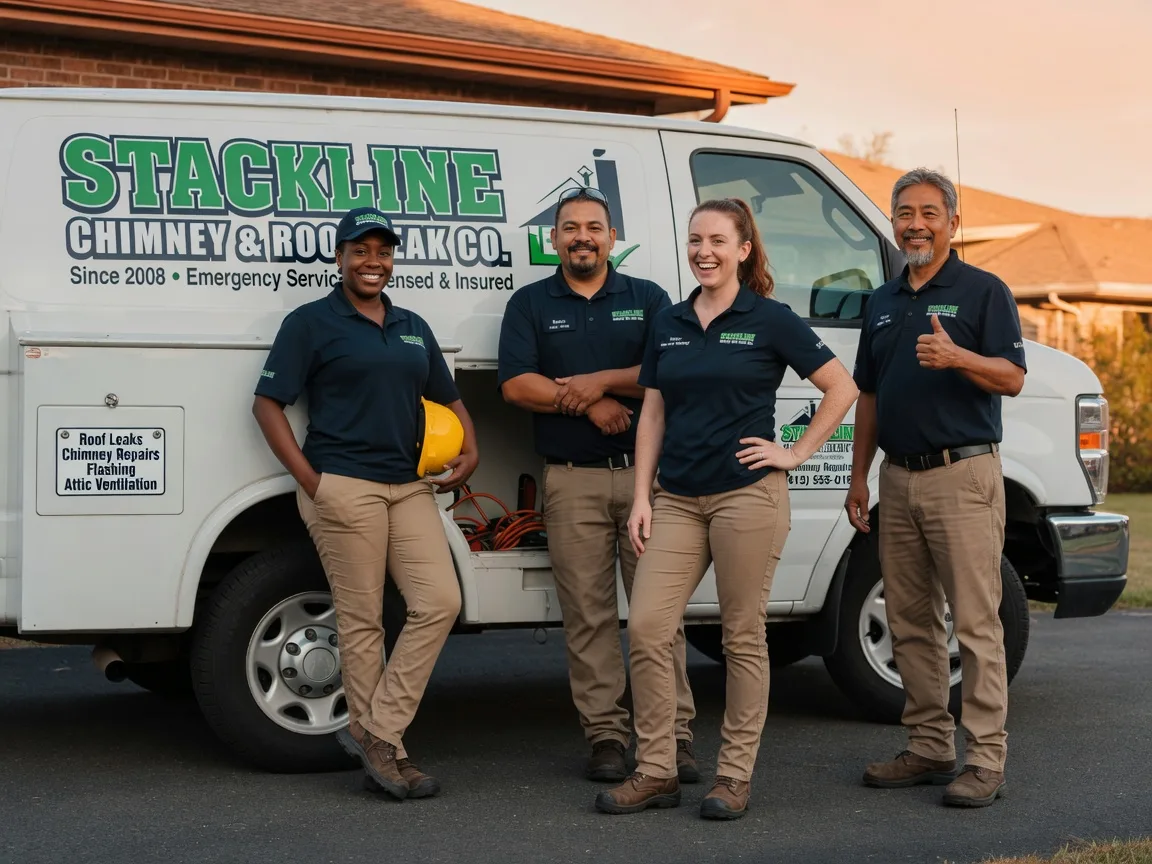 Chimney flashing repair company in Sebastian, TX